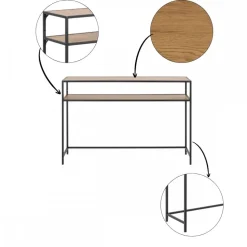 Stolik konsolowy Seaford 120 cm