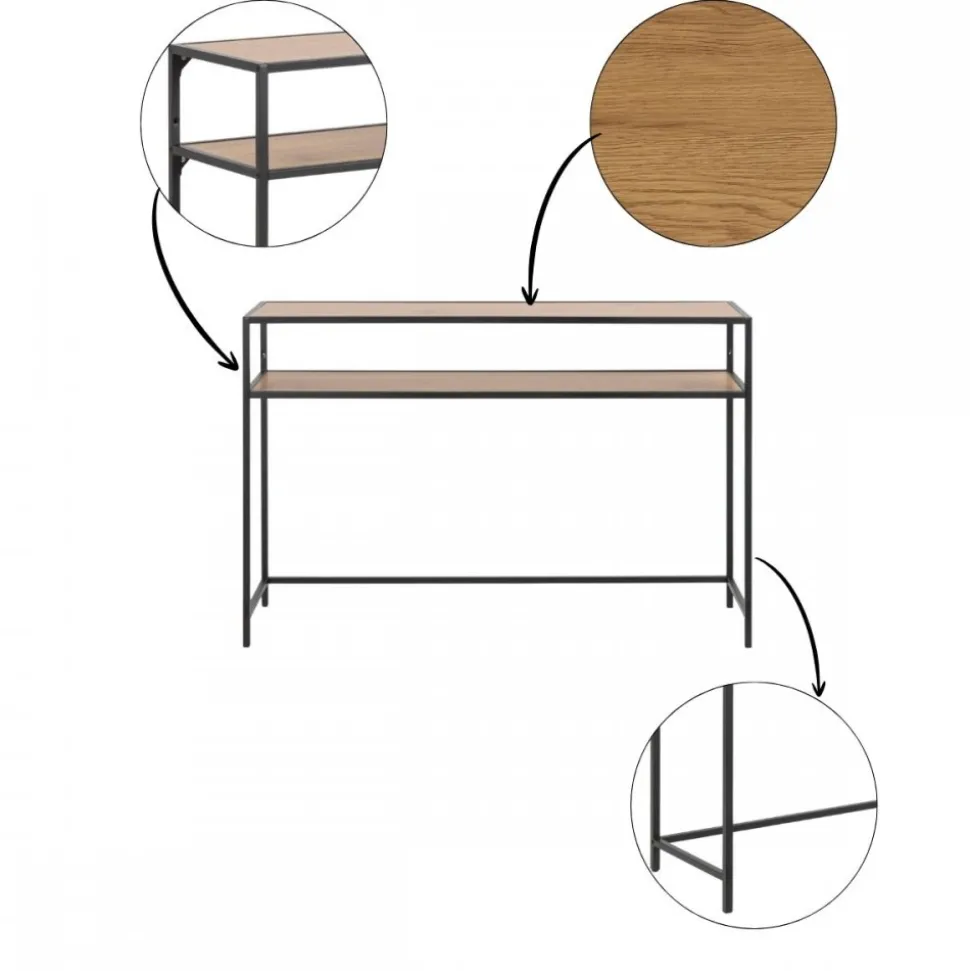 Stolik konsolowy Seaford 120 cm