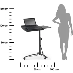 Stolik na laptopa czarny