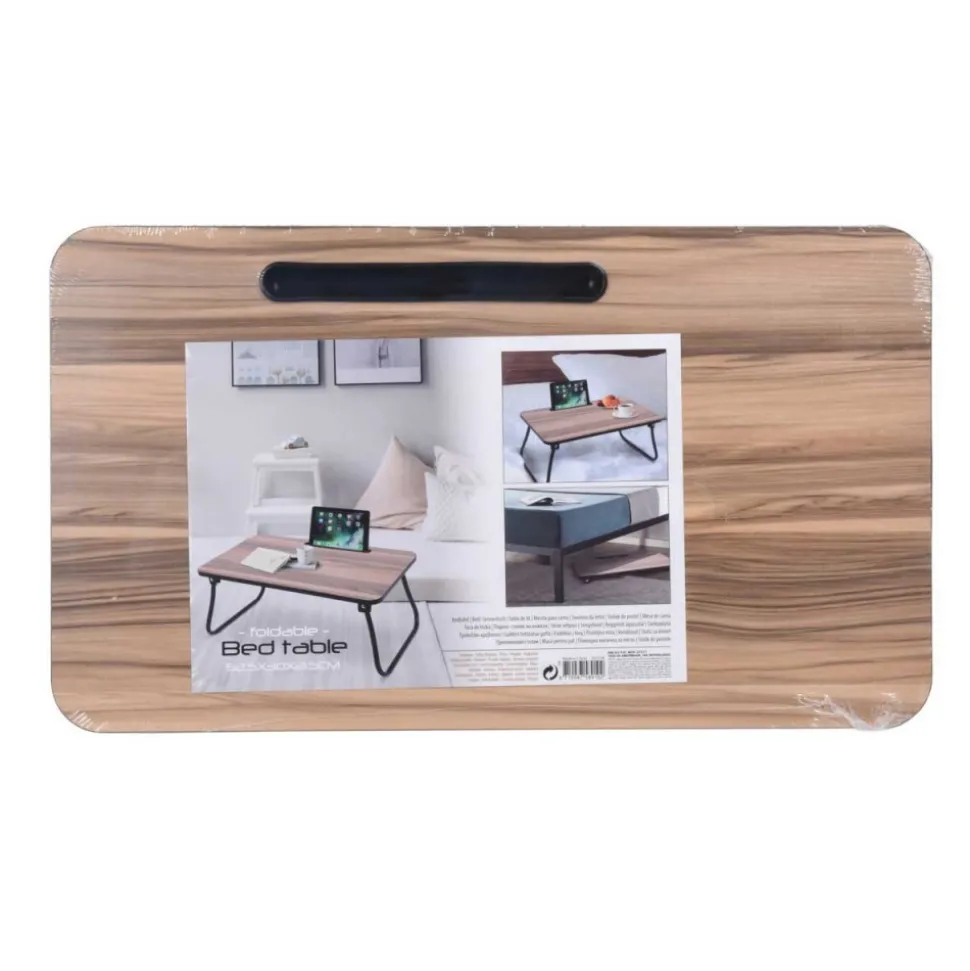Stolik składany pod laptopa z tacą 52,5x30 cm