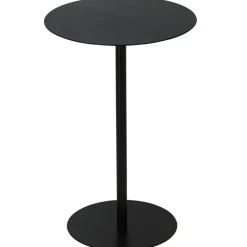 Stolik boczny metalowy okrągły czarny 35xh53 cm * H&S Decoration Best