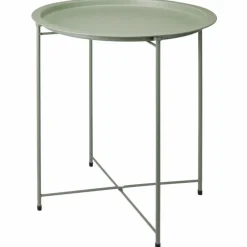 Stolik boczny metalowy zielony 47xh50 cm * HowHomely Best