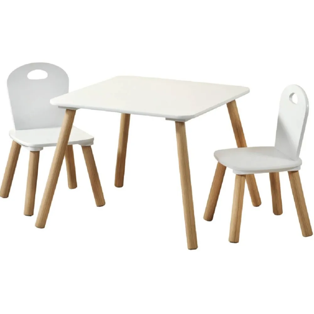 Stolik dziecięcy z krzesełkami Boho 55 x 55 cm x 45 cm * Kesper Discount