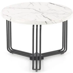Stolik kawowy Antica White Marble 55 cm * Halmar