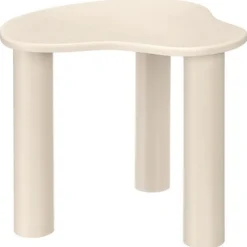 Stolik kawowy beżowy 45x45x40 cm * GIFTDECOR Clearance