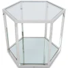 Stolik kawowy Cube Silver * HowHomely Best