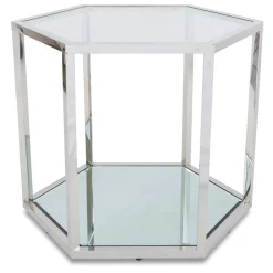 Stolik kawowy Cube Silver * HowHomely Best