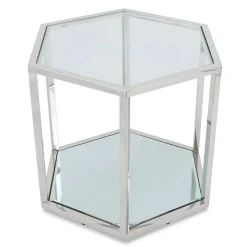 Stolik kawowy Cube Silver * HowHomely Best