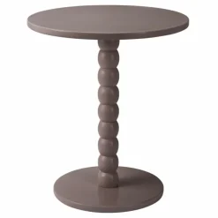 Stolik kawowy dekoracyjny taupe 35xh40 cm * HowHomely New