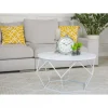 Stolik kawowy Diamond 70 cm biały GLAMOUR * HowHomely Outlet