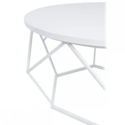 Stolik kawowy Diamond 70 cm biały GLAMOUR * HowHomely Outlet