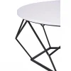 Stolik kawowy Diamond 90 cm czarno biały LOFT * HowHomely Best