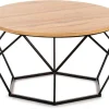 Stolik kawowy Diamond 70 cm Dąb Lancelot LOFT * HowHomely Sale