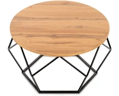 Stolik kawowy Diamond 70 cm Dąb Lancelot LOFT * HowHomely Sale
