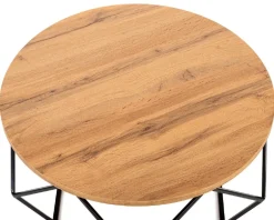 Stolik kawowy Diamond 70 cm Dąb Lancelot LOFT * HowHomely Sale
