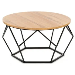 Stolik kawowy Diamond 70 cm Dąb Lancelot LOFT * HowHomely Sale