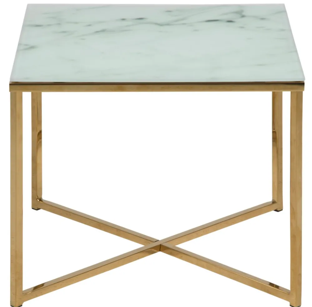 Stolik kawowy Falchetto Gold 50x50 cm * Actona Sale