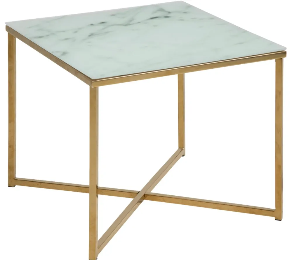 Stolik kawowy Falchetto Gold 50x50 cm * Actona Sale