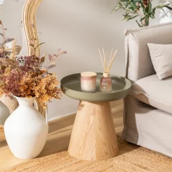 Stolik kawowy Hercyna 40 cm zielony * Atmosphera Sale