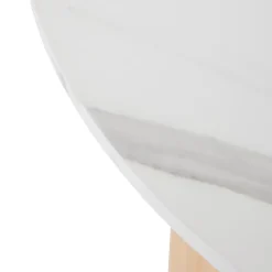 Stolik kawowy Homelya 70 cm biały marmur * Atmosphera