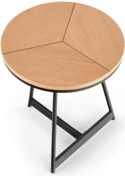 Stolik kawowy Karida dąb naturalny 45 cm * Halmar New