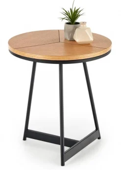 Stolik kawowy Karida dąb naturalny 45 cm * Halmar New