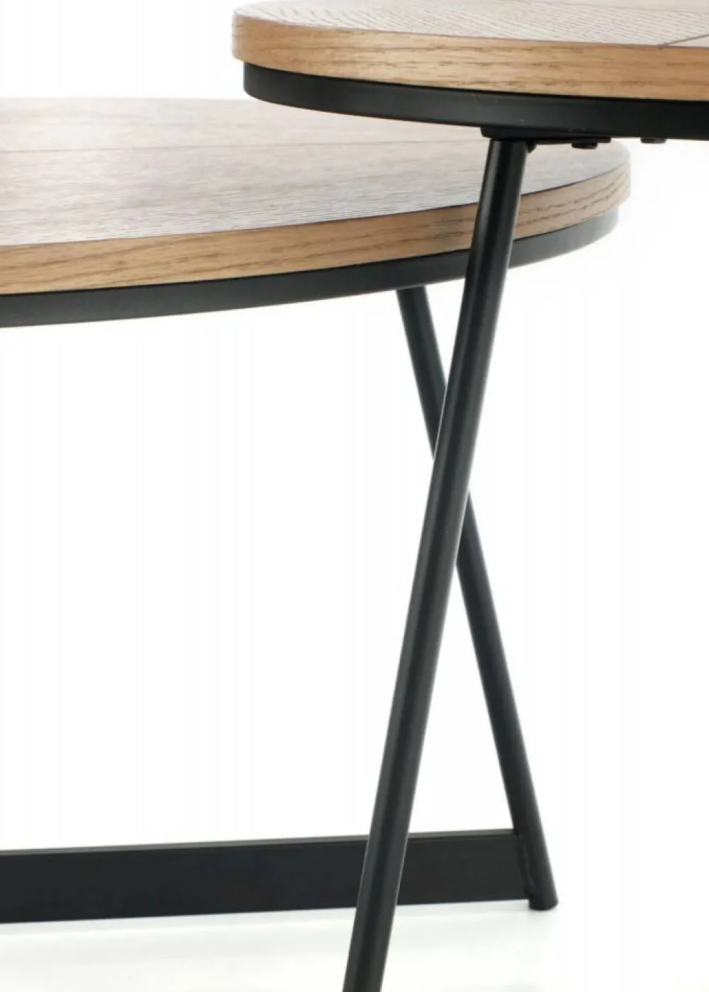 Stolik kawowy Karida dąb naturalny 45 cm * Halmar New