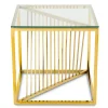 Stolik kawowy Laine Gold 55 cm * HowHomely Sale