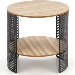 Stolik kawowy Trafica Black Natural * Halmar Outlet