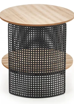 Stolik kawowy Trafica Black Natural * Halmar Outlet
