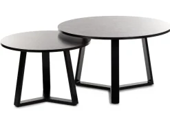 Stolik kawowy TRILEG 90 cm czarny * HowHomely