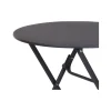 Stolik metalowy okrągły antracyt 70x60cm * H&S Decoration Hot