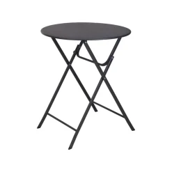 Stolik metalowy okrągły antracyt 70x60cm * H&S Decoration Hot