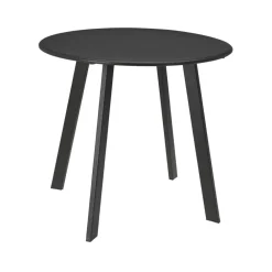 Stolik metalowy okrągły szary mat 50 cm * H&S Decoration Discount