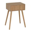 Stolik nocny NAROA z szufladką 59 cm * HowHomely New