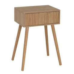 Stolik nocny NAROA z szufladką 59 cm * HowHomely New