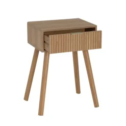 Stolik nocny NAROA z szufladką 59 cm * HowHomely New