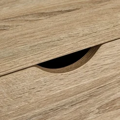 Stolik nocny z szufladką beżowy 50 cm * HowHomely Outlet