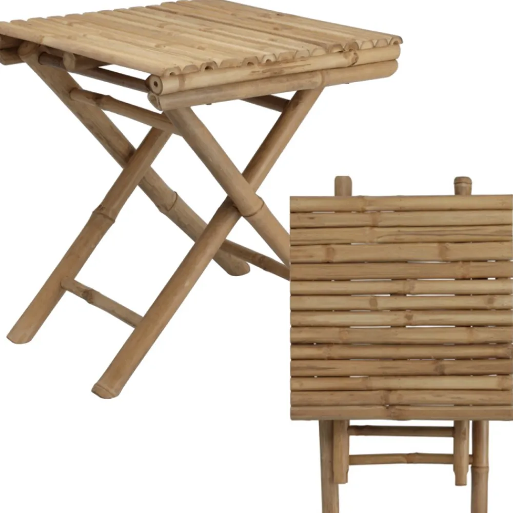 Stolik składany bambusowy 39xH45 cm * Progarden