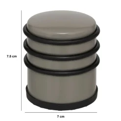 Stoper do drzwi metalowy taupe