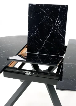 Stół rozkładany Vertigo Black Marble * Halmar Best