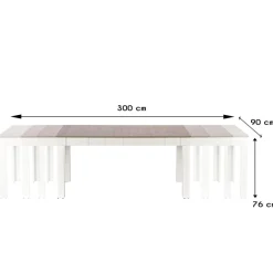 Stół Sewryn 300x90 cm rozkładany * Halmar Discount