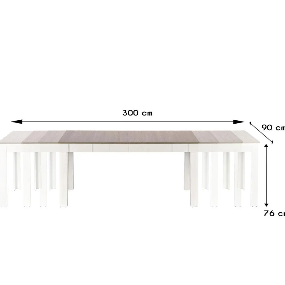 Stół Sewryn 300x90 cm rozkładany * Halmar Discount