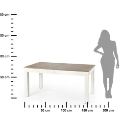 Stół Sewryn 300x90 cm rozkładany * Halmar Discount