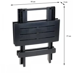 Stół składany balkonowy antracyt 50 cm * Progarden Sale