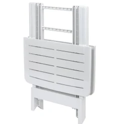 Stół składany balkonowy biały 50 cm * Progarden