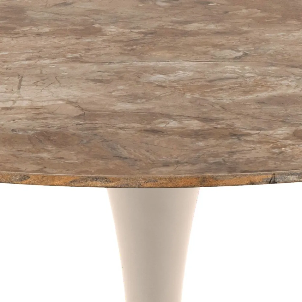 Stół z ceramicznycm blatem 90 cm Malta brąz * Actona Best