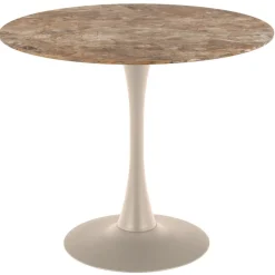 Stół z ceramicznycm blatem 90 cm Malta brąz * Actona Best