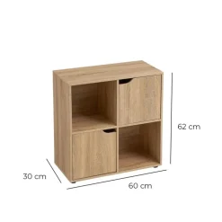 Szafka Cube w naturalnym kolorze 62x60 cm
