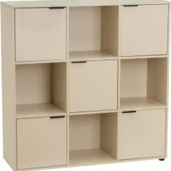 Szafka modułowa 5 drzwi z otwartymi półkami LINORA 89x29x90 cm